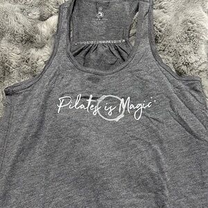 Women's Gray 'Pilates is Magic' Tank Top